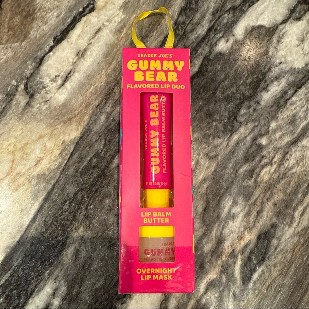 NIB Trader Joe’s Gummy Bear Flavored Lip Duo – Limited Edition